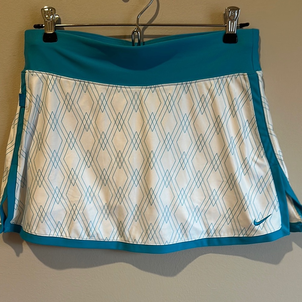 Nike Blue and Green Women's Top and Skirt Set - Picture 4 of 6